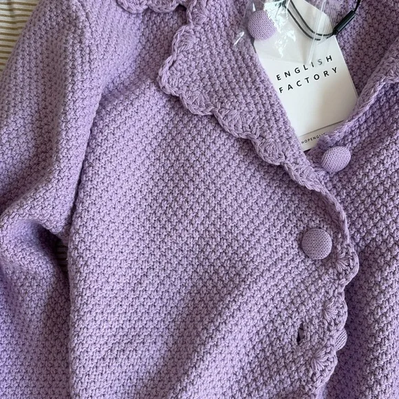 English Factory Lavender Sweater - Picture 4 of 4